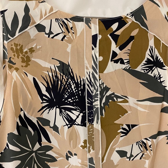 rag & bone silk printed sleeveless blouse - Picture 6 of 7